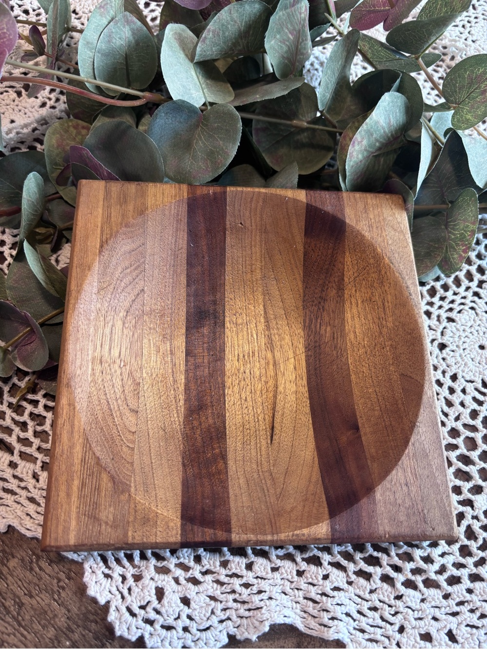 ULU FACTORY ALASKA ULU BREADFRUIT CHOPPING BOARD BOWL